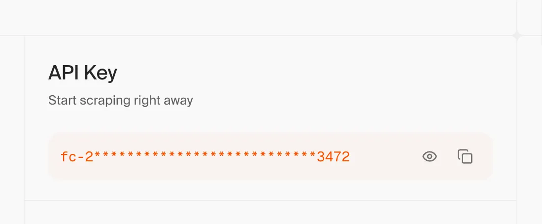 Firecrawl API Key