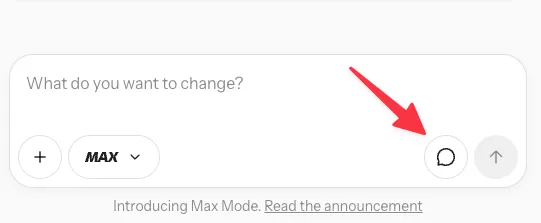 Select Discuss mode from the mode switcher