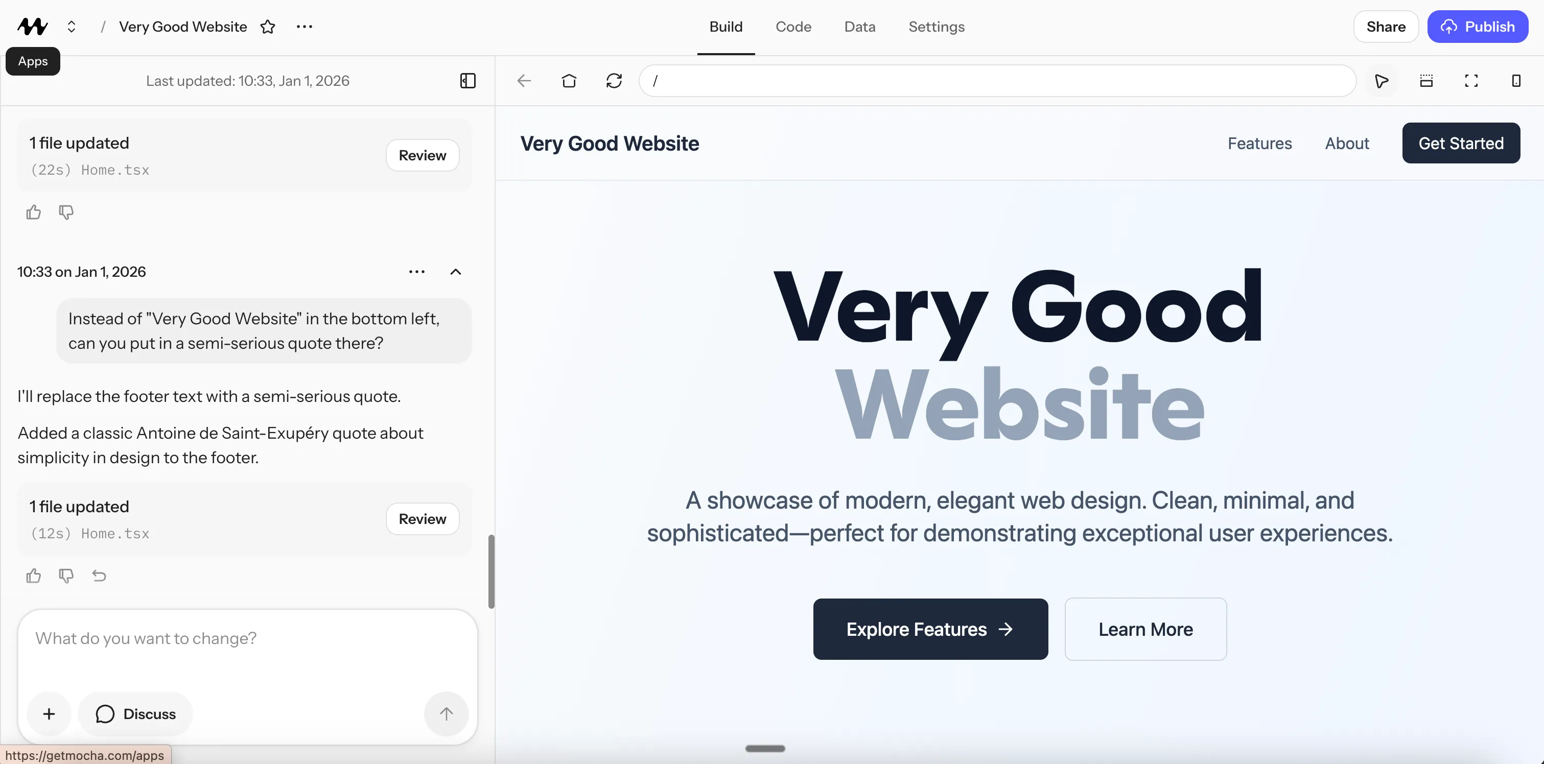 New layout with improved navigation
