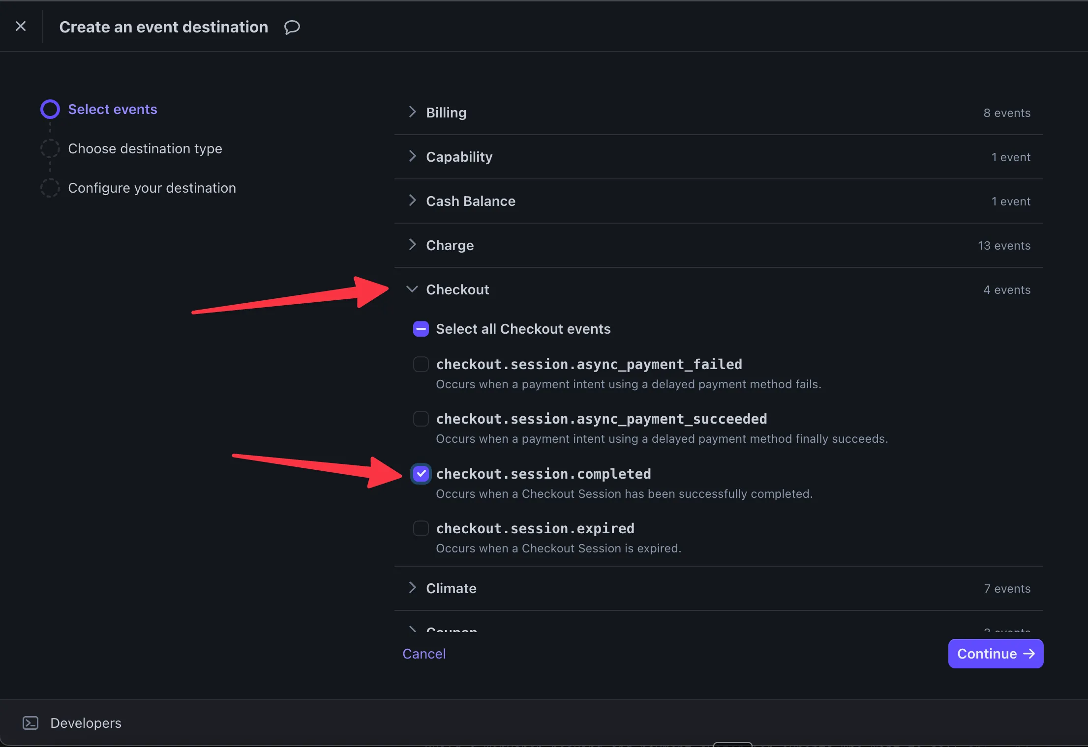 Stripe Webhook Setup